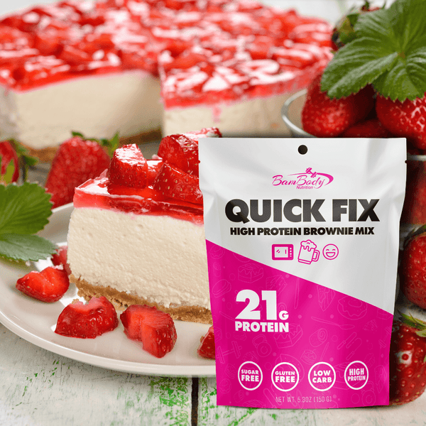 STRAWBERRY CHEESECAKE QUICK FIX