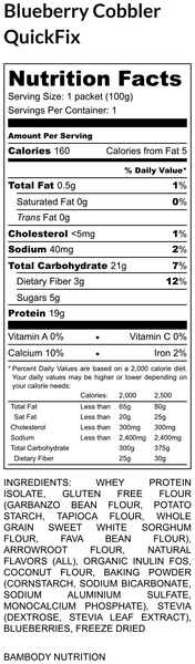 BLUEBERRY MUFFIN QUICK FIX